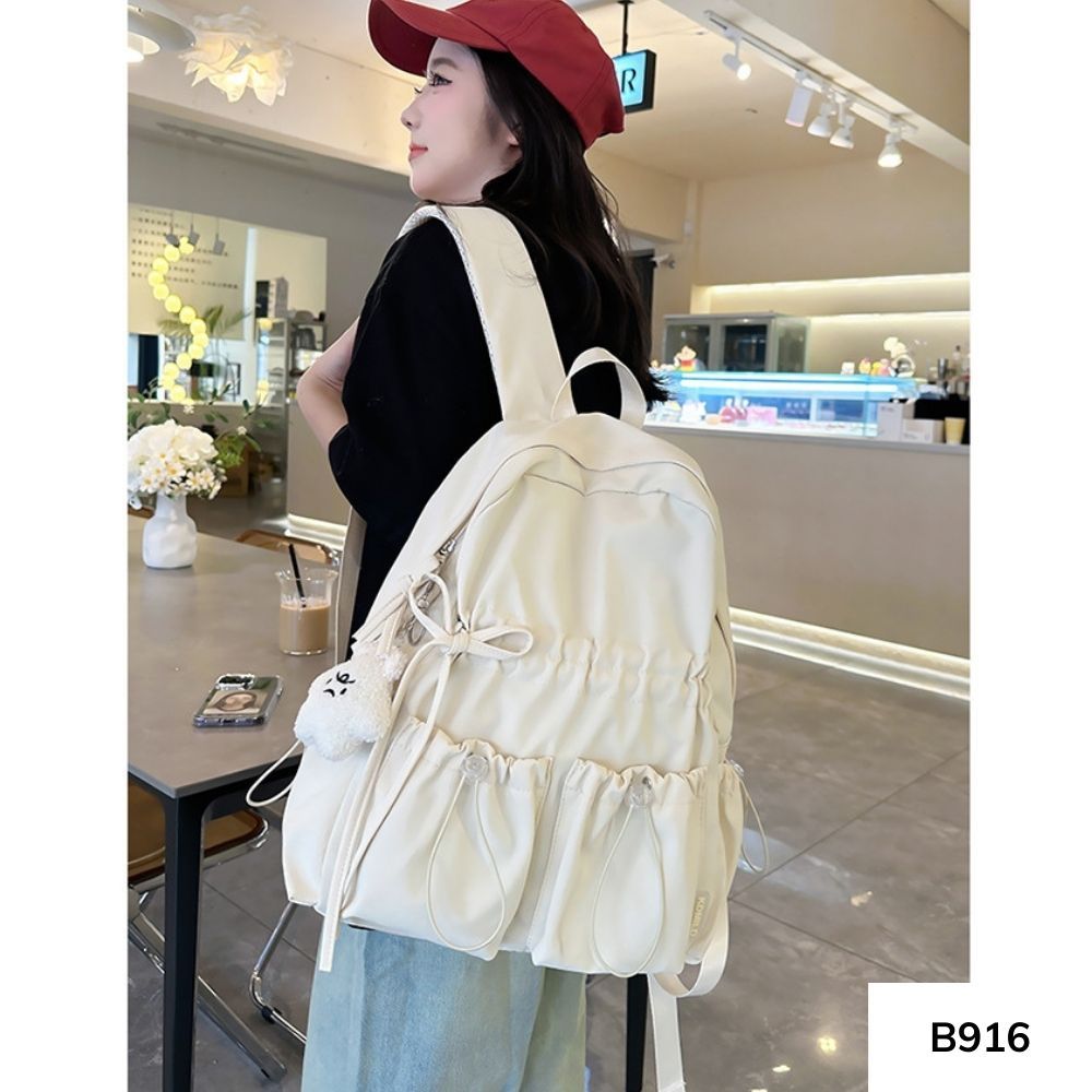 Balo đi học  basic thời trang Ulzzang nữ sinh Hàn Quốc cho học sinh các cấp , sinh viên B916 gagastore