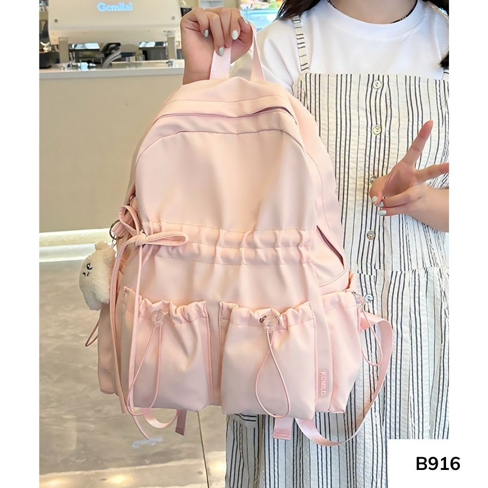 Balo đi học  basic thời trang Ulzzang nữ sinh Hàn Quốc cho học sinh các cấp , sinh viên B916 gagastore