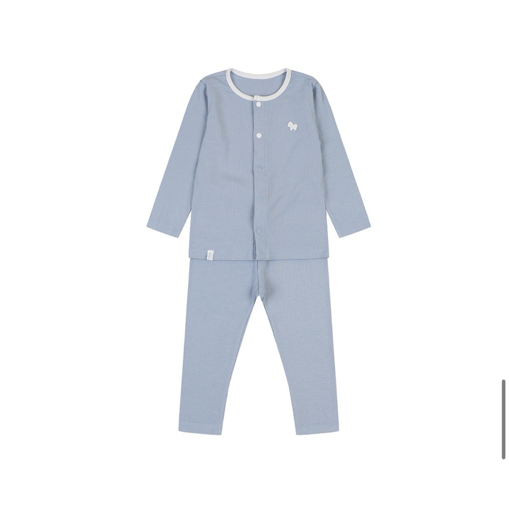 [Blue]Bộ dài tay Ettoi chất cotton Rayon mềm mỏng mát cho bé