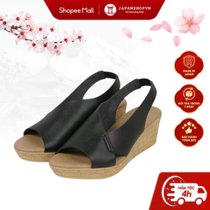 Giày sandal nữ đế xuồng KOSU Siêu Nhẹ, sandal cao 6cm kháng khuẩn, khử mùi K-22060 sản xuất Nhật Bản