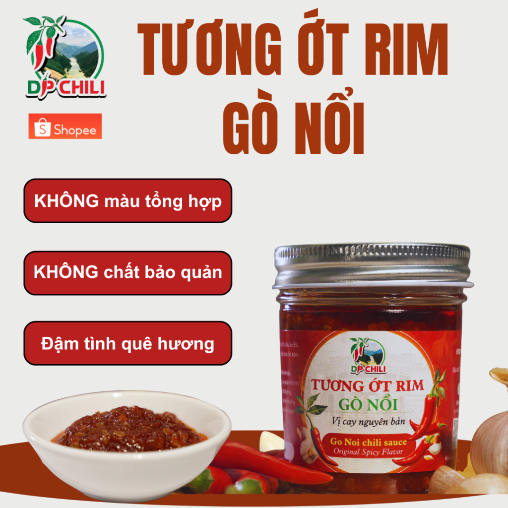 Tương ớt Rim Gò Nổi - Tương ớt nhà làm, Tương ớt sạch | Shopee Việt Nam