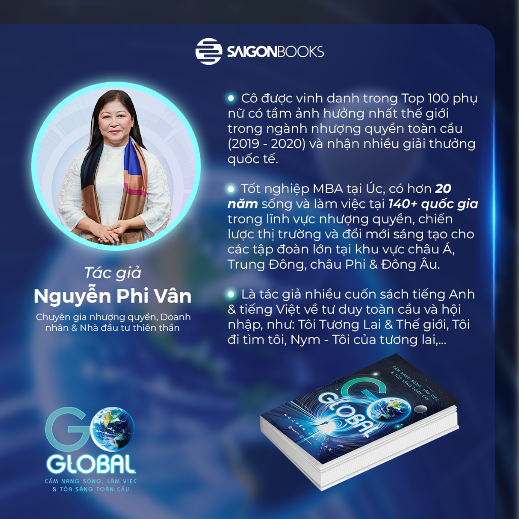 Sách - GO GLOBAL - Cẩm Nang Sống, Làm Việc & Tỏa Sáng Toàn Cầu – Nguyễn Phi Vân