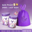 Combo 250 Túi Đựng Rác Hương Lavender Xua Đuổi Ruồi Muỗi, Siêu Dai, Có Dây Rút, Túi Rác Đuổi Muỗi Oải Hương