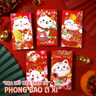 Bao lì xì dễ thương hiện đại -Combo 36 size lớn thiết kế ấn tượng cho ngày Tết Bính Ngọ 2026 thêm phần ý nghĩa