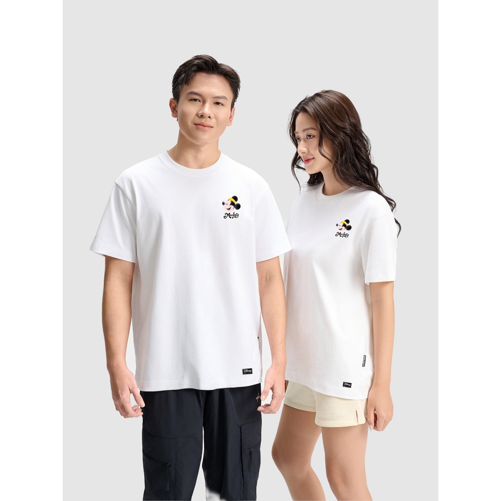 [MUA 4 GIẢM 20%][BST 2026]Áo thun nam nữ cotton 100% 220gsm IN Mickey Dọn nhà đón Tết Áo đôi Coolmate