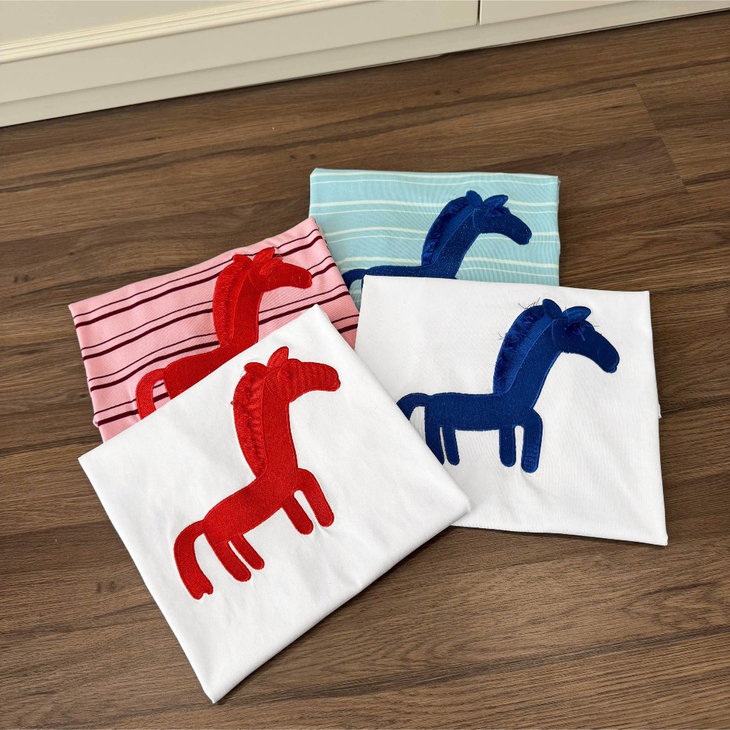 Áo Thun Mirage Ngựa Thêu Local Brand Chất 100% Cotton Mềm Mịn Thoáng Mát.