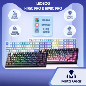 Bàn phím cơ Bluetooth Leobog Hi75C Pro & Hi98C Pro - Led RGB, Hotswap, 3 mode kết nối