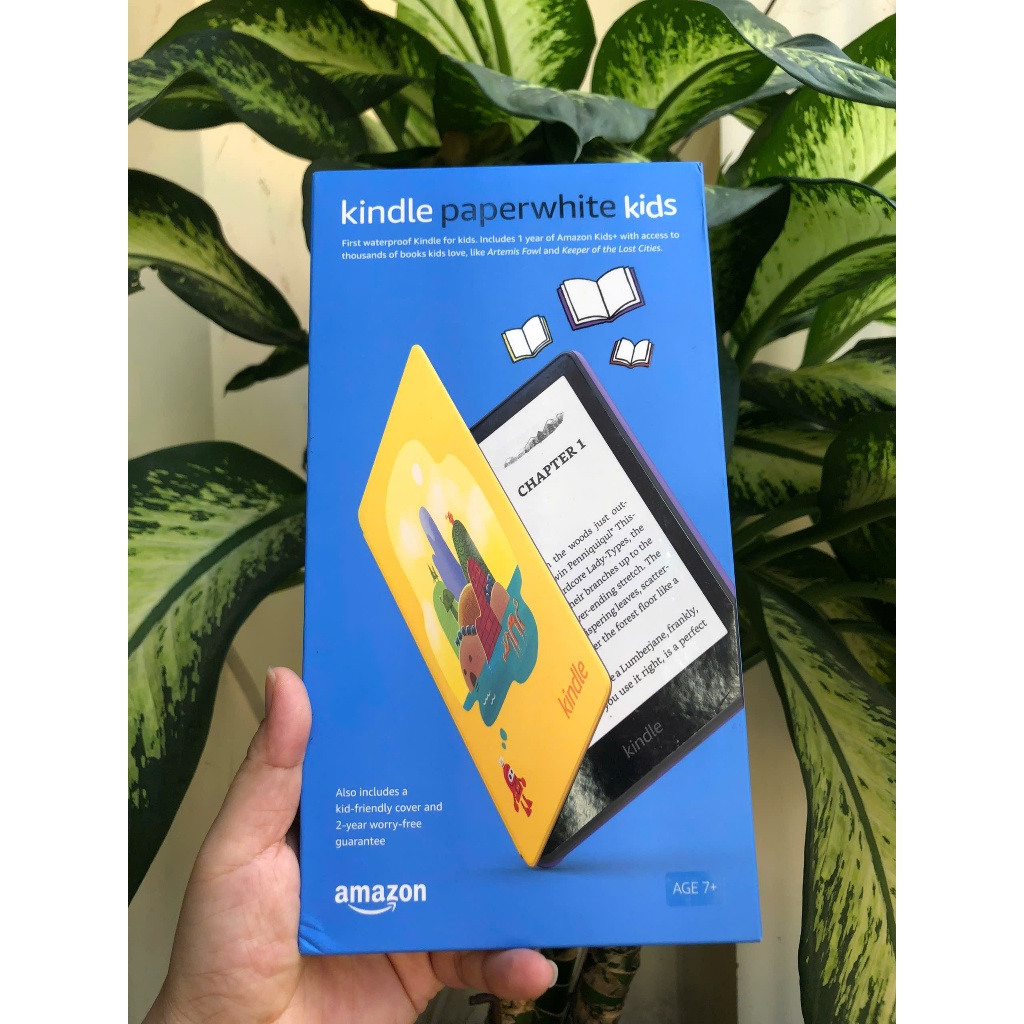 Máy đọc sách Kindle paperwhite 5 và 6 Kids (2021 / 2024) / Kèm bao da chính hãng | BigBuy360 - bigbuy360.vn