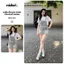 Quần Yếm Denim Lưng Cao, quần yếm Phong Cách Thời Trang siêu sang chảnh siêu dễ thương MS28