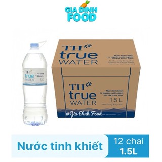 NƯỚC uống tinh khiết TH Water 1.5L (Thùng x12 Chai)