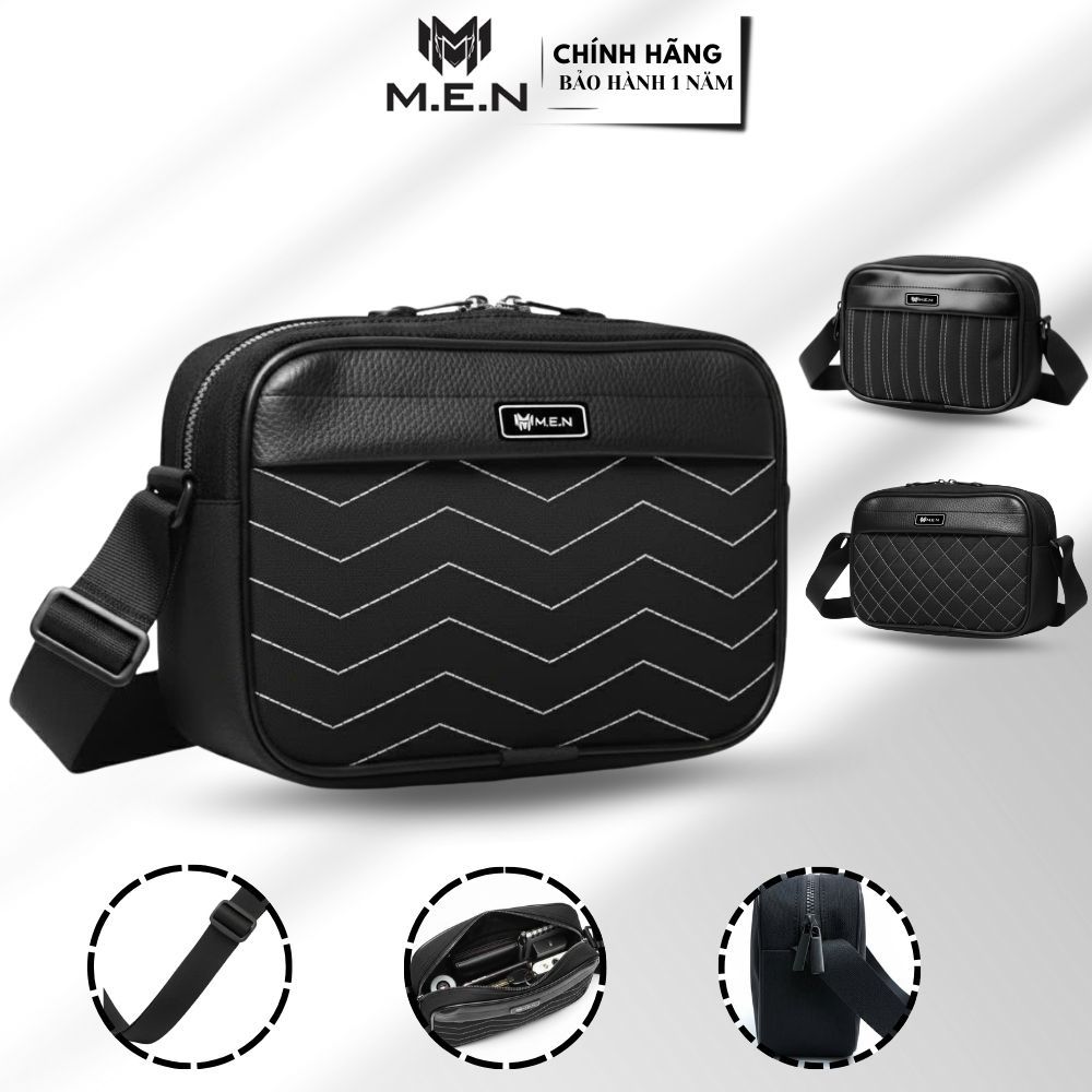 Túi đeo vai thanh lịch 18cm MEN Cento siêu ngầu [ẢNH THẬT]