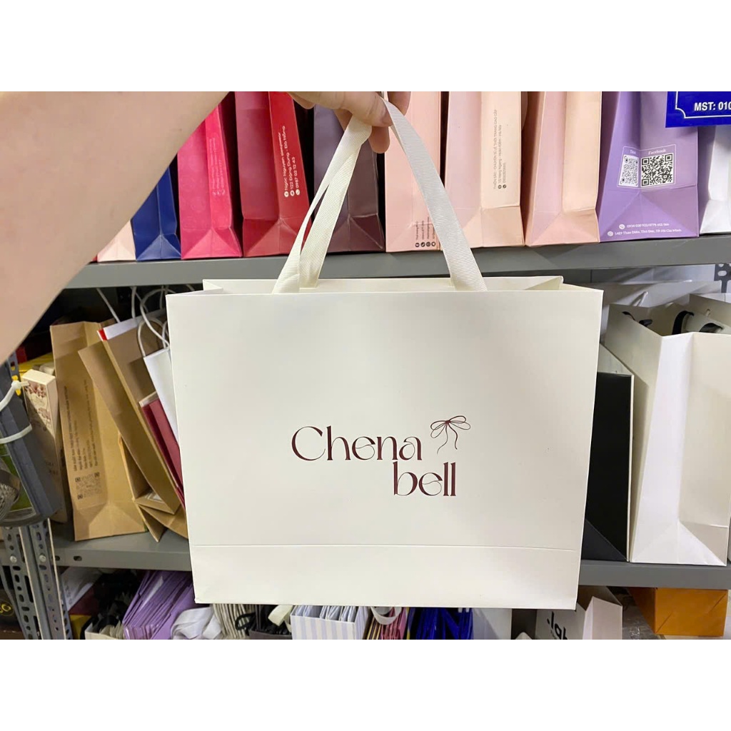 Túi Giấy Ivory, in túi giấy theo yêu cầu, nhận in Số lượng từ 10 túi loại cao cấp, đã in Fre thiết kế. bao giá rẻ