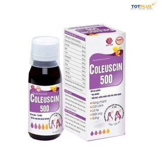 Siro Ho Cảm Coleuscin 500 – Hỗ Trợ Giảm Ho, Cảm Lạnh, An Toàn Cho Trẻ Nhỏ Và Phụ Nữ Mang Thai
