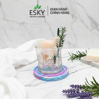 Miếng Lót Ly Decor Handmade ESKY Aroma Garden Khuếch Tán Tinh Dầu Thơm Phòng Trang Trí Bàn Làm Việc