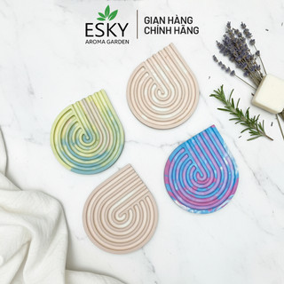 Miếng Lót Ly Decor Handmade ESKY Aroma Garden Khuếch Tán Tinh Dầu Thơm Phòng Trang Trí Bàn Làm Việc