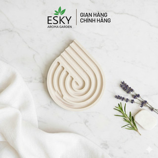 Miếng Lót Ly Decor Handmade ESKY Aroma Garden Khuếch Tán Tinh Dầu Thơm Phòng Trang Trí Bàn Làm Việc