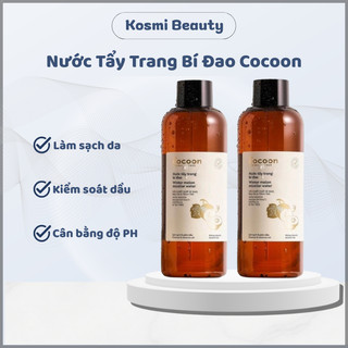 Nước tẩy trang Cocoon tẩy trang bí đao Cocoon làm sạch da 500ml - Kosmi Beauty