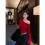 Áo Thun Trễ Vai Dài Tay RANSHI Ôm Body Tôn Dáng Sexy Dễ Phối Đồ Chất Cotton Mềm Mát - RA351