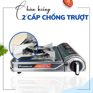 Bếp Gas Mini Du Lịch NaMilux NH-P3320AS/MLN-232SS│Ngắt Gas 2S - Giải Pháp Chống Nổ Lon Gas│Công Suất 2.6 Kw│Chính Hãng