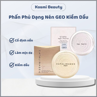 Phấn phủ Geo Sempre phấn phủ dạng nén Geo kiềm dầu siêu mịn - Kosmo Beauty