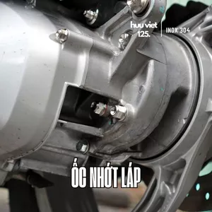 Ốc láp inox 304 xe tay ga Honda Air Blade, Vision, Vario, Scoppy, SH,...