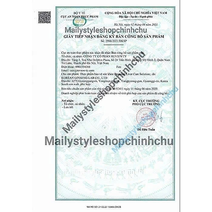 E22_Thực phậm bảo vệ sức khỏe Premium Liver Care Solution ( Thải độc gan )