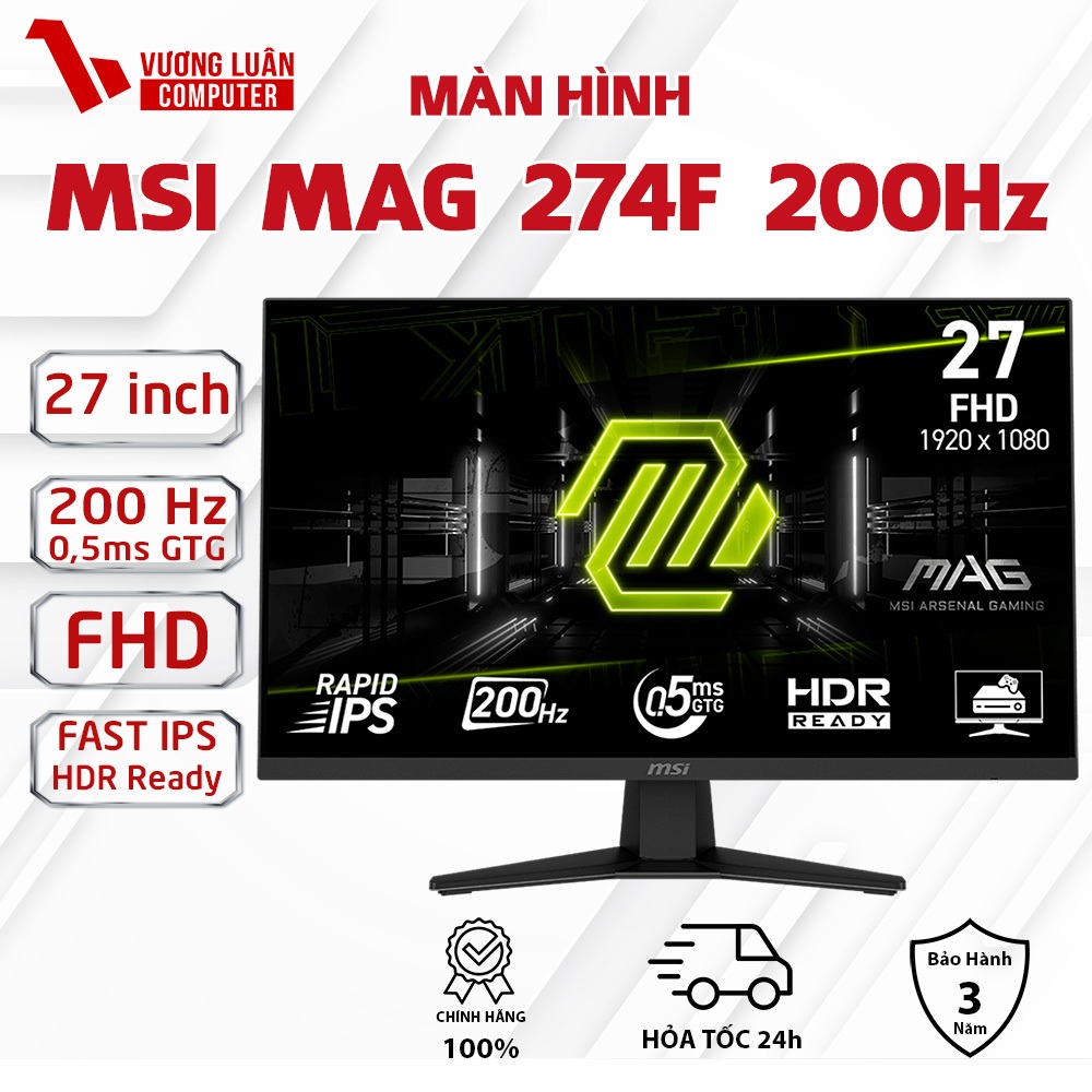 Màn hình MSI MAG 274F 200Hz 0,5ms IPS HDR Ready - Chính Hãng New ...