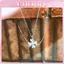 Dây Chuyền Bạc Nữ CHERRY JEWELRY Cỏ Bốn Lá Đính Đá Bạc S925 Lấp Lánh , Vòng cổ bạc mặt đá sang trọng