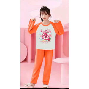 🌸 BỘ ĐỒ BÉ GÁI DÀI TAY – HÌNH CỰC ĐÁNG YÊU 🐱💕 DS419