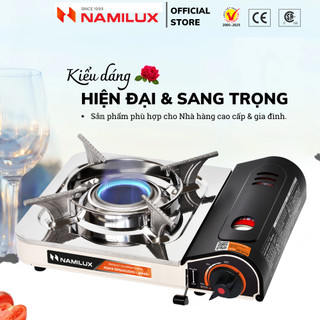 Bếp Gas Mini NaMilux NH-032PS│Đầu Đốt Cyclone│Tiết Kiệm Gas│Van Ngắt Gas An Toàn│Công Suất 2.4Kw │Hàng Chính Hãng