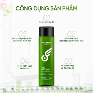 [Toner Cho Da Dầu Mụn] DAILY EFFECT Daily Skin Toner (120g)