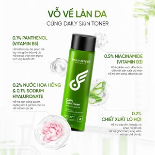 [Toner Cho Da Dầu Mụn] DAILY EFFECT Daily Skin Toner (120g)