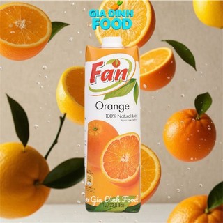 NƯỚC ép trái cây 100% nguyên chất Fan các vị 1L