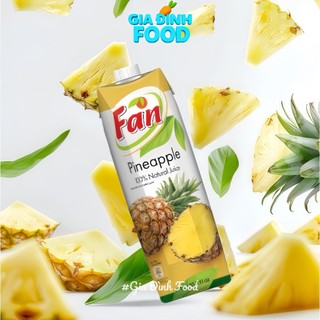 NƯỚC ép trái cây 100% nguyên chất Fan các vị 1L