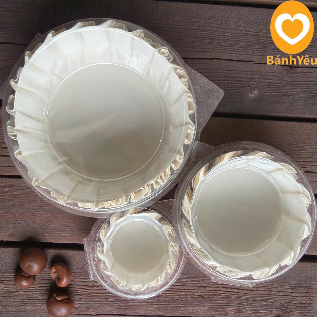 🧁 Bộ 10 Khay Giấy Thấm Dầu