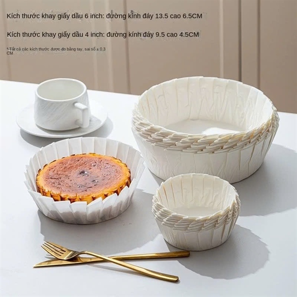 🧁 Bộ 10 Khay Giấy Thấm Dầu