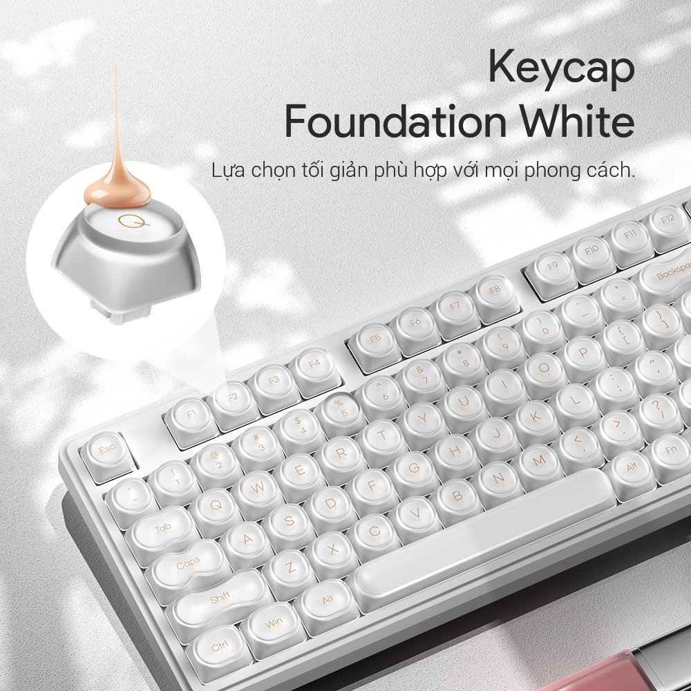 Bàn Phím Có Dây FURYCUBE IP98, LED RGB Keyboard, Gõ Êm Chống Ồn Cho Win/ MacOS, Văn Phòng Có / Game | BigBuy360 - bigbuy360.vn