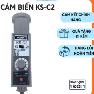 Cảm biến KS-C2,cảm biến màu điện tử KS-C2,cảm biến quang KSC2,cảm biến đọc màu,vạch màu,cảm biến điểm màu,đầu dò vạch