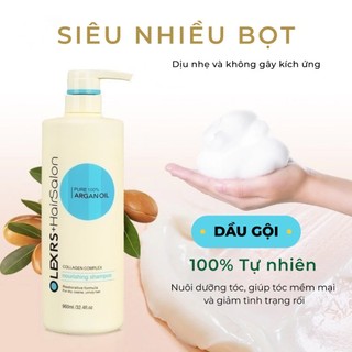 Cặp dầu gội xả Olexrs Collagen gội xả Olexrs phục hồi hư tổn ngăn gãy rụng tóc - Kosmi Beauty