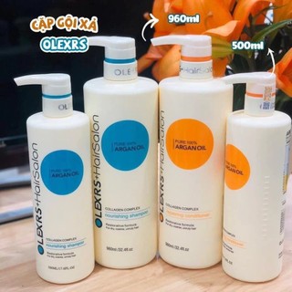 Cặp dầu gội xả Olexrs Collagen gội xả Olexrs phục hồi hư tổn ngăn gãy rụng tóc - Kosmi Beauty