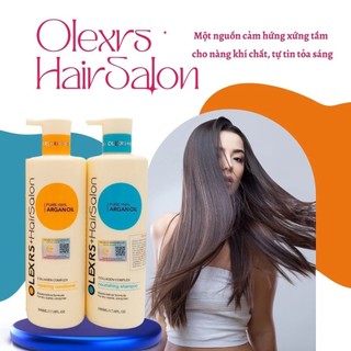 Cặp dầu gội xả Olexrs Collagen gội xả Olexrs phục hồi hư tổn ngăn gãy rụng tóc - Kosmi Beauty