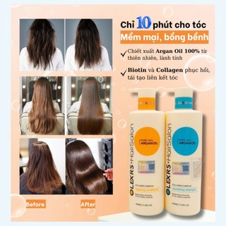 Cặp dầu gội xả Olexrs Collagen gội xả Olexrs phục hồi hư tổn ngăn gãy rụng tóc - Kosmi Beauty
