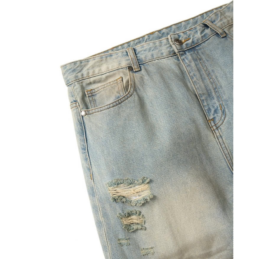 Quần dài Leninn Eleven Distresed Jeans nam nữ Unisex | BigBuy360 - bigbuy360.vn