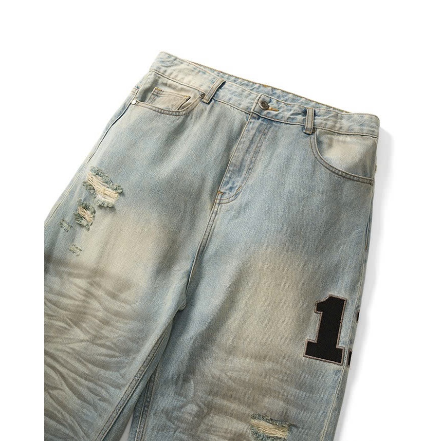 Quần dài Leninn Eleven Distresed Jeans nam nữ Unisex | BigBuy360 - bigbuy360.vn