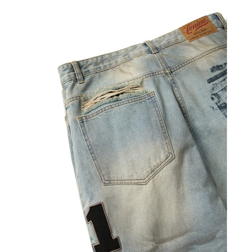 Quần dài Leninn Eleven Distresed Jeans nam nữ Unisex | BigBuy360 - bigbuy360.vn