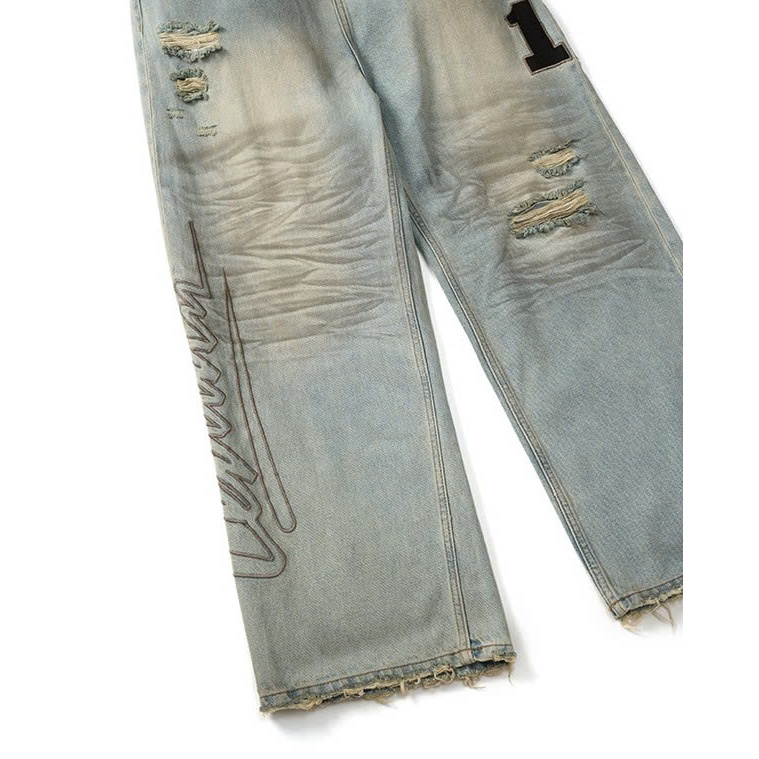 Quần dài Leninn Eleven Distresed Jeans nam nữ Unisex | BigBuy360 - bigbuy360.vn