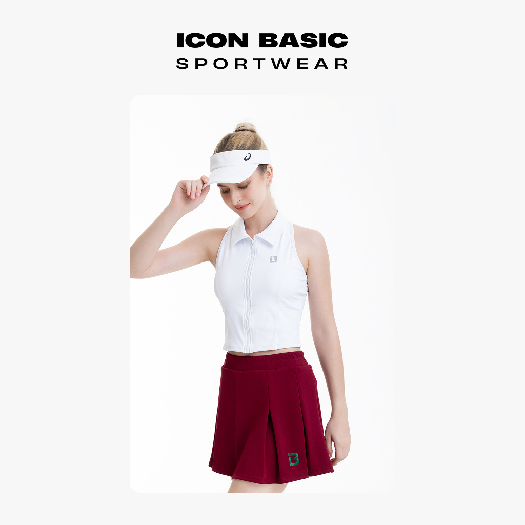RACER TOP áo ba lỗ kéo khóa thể thao năng động - ICON BASIC Sportwear