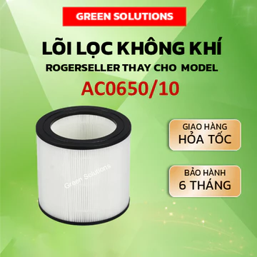 Lõi Lọc Rogerseller® tương thích, thay thế cho lõi lọc không khí AC0650/10 series 600i, màng lọc không khí AC0650/10