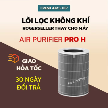 Lõi Lọc Không Khí Rogerseller® tương thích cho máy lọc không khí Air Purifier Pro H, bộ lọc không khí Pro H