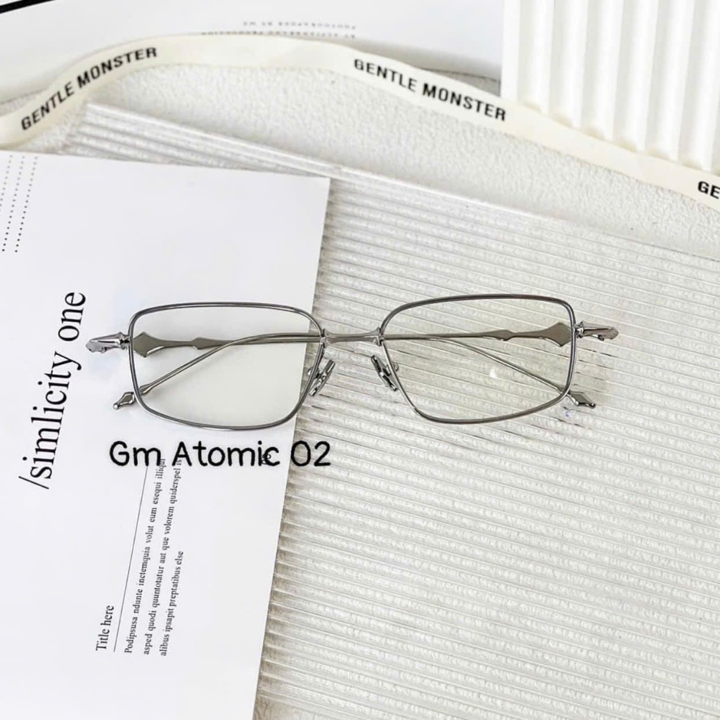[Chính hãng] [Ảnh thật] Kính Mát G.M. Bold. Atomic 02 Màu Bạc